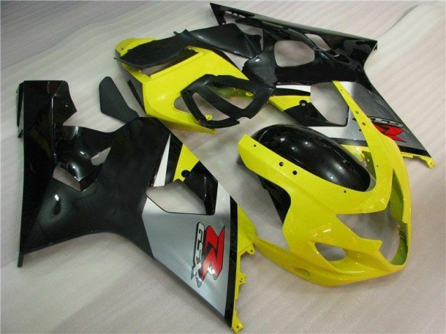 Yellow Black 2004-2005 GSXR 600/750 Motorcycle Fairing Yellow Black 2004-2005 GSXR 600/750 Motorcycle Fairing