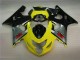 Yellow Black 2004-2005 GSXR 600/750 Motorcycle Fairing Yellow Black 2004-2005 GSXR 600/750 Motorcycle Fairing