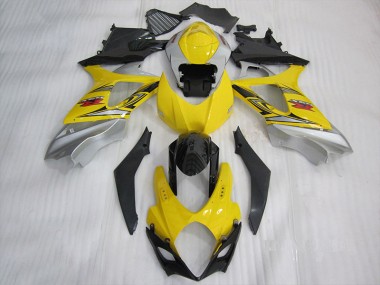 Yellow Black 2007-2008 GSXR 1000 Motorcycle Fairing