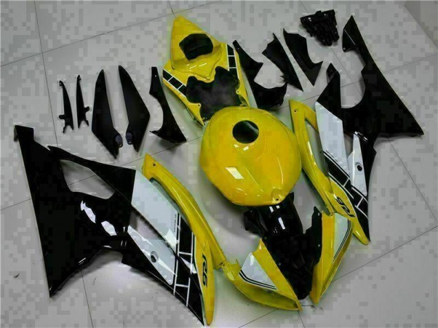 Yellow Black 2008-2016 YZF R6 Motorcycle Bodywork Yellow Black 2008-2016 YZF R6 Motorcycle Bodywork