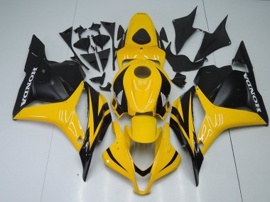 Yellow Black 2009-2012 CBR600RR Motorcycle Fairings