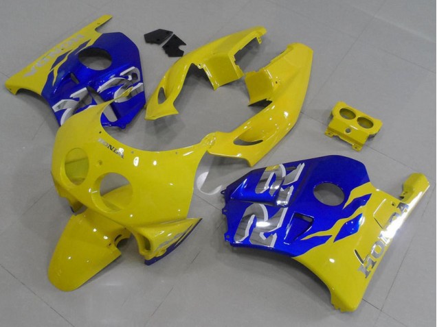 Yellow Blue 1991-1998 CBR250RR MC22 Motorcycle Fairings Yellow Blue 1991-1998 CBR250RR MC22 Motorcycle Fairings