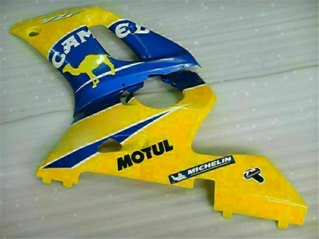 Yellow Blue 1998-2002 YZF R6 Motorcycle Bodywork Yellow Blue 1998-2002 YZF R6 Motorcycle Bodywork