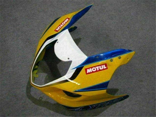 Yellow Blue 2003-2004 GSXR 1000 Motorcycle Fairings Yellow Blue 2003-2004 GSXR 1000 Motorcycle Fairings