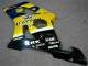 Yellow Blue 2003-2004 GSXR 1000 Motorcycle Fairings Yellow Blue 2003-2004 GSXR 1000 Motorcycle Fairings