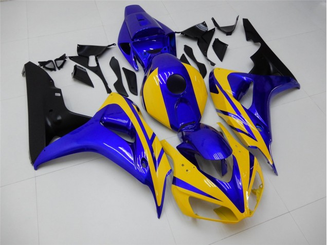 Yellow Blue 2006-2007 CBR1000RR Motorcycle Fairings Yellow Blue 2006-2007 CBR1000RR Motorcycle Fairings