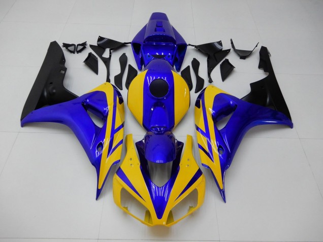 Yellow Blue 2006-2007 CBR1000RR Motorcycle Fairings Yellow Blue 2006-2007 CBR1000RR Motorcycle Fairings