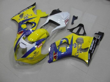 Yellow Corona 2003-2004 GSXR 1000 Motorcycle Fairings