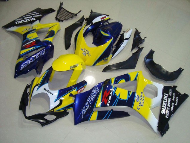 Yellow Corona 2007-2008 GSXR 1000 Motorcycle Fairings Yellow Corona 2007-2008 GSXR 1000 Motorcycle Fairings