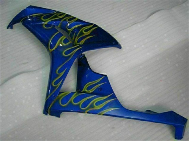 Yellow Flame Blue 2006-2007 CBR1000RR Motorcycle Fairings Yellow Flame Blue 2006-2007 CBR1000RR Motorcycle Fairings