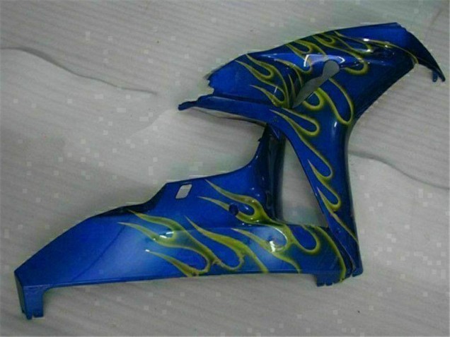 Yellow Flame Blue 2006-2007 CBR1000RR Motorcycle Fairings Yellow Flame Blue 2006-2007 CBR1000RR Motorcycle Fairings