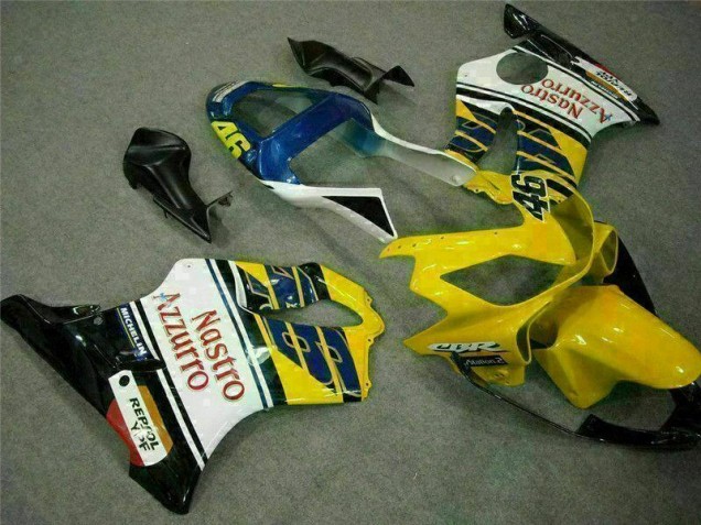 Yellow White 2001-2003 CBR600 F4i Motorcycle Fairings Yellow White 2001-2003 CBR600 F4i Motorcycle Fairings