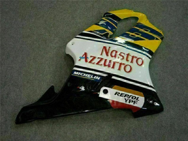 Yellow White 2001-2003 CBR600 F4i Motorcycle Fairings Yellow White 2001-2003 CBR600 F4i Motorcycle Fairings