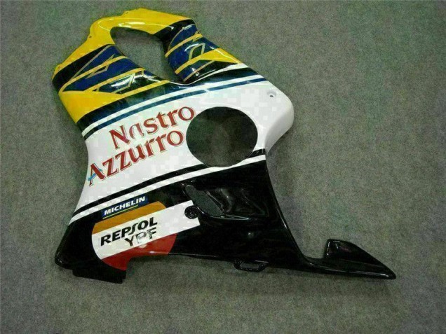 Yellow White 2001-2003 CBR600 F4i Motorcycle Fairings Yellow White 2001-2003 CBR600 F4i Motorcycle Fairings