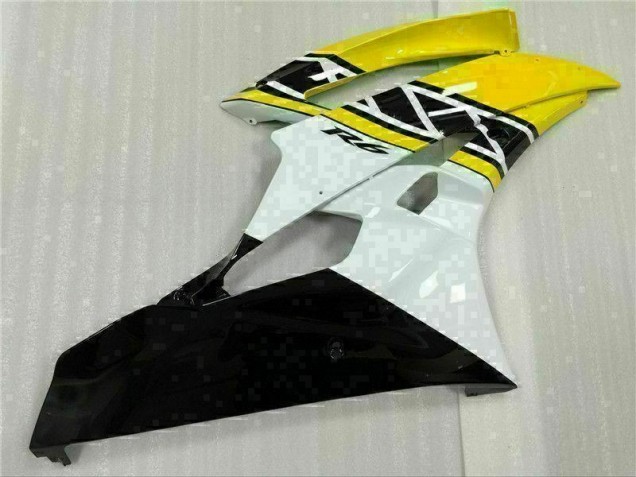 Yellow White Black 2006-2007 YZF R6 Motorcycle Fairing Yellow White Black 2006-2007 YZF R6 Motorcycle Fairing