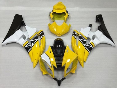 Yellow White Black 2006-2007 YZF R6 Motorcycle Fairings