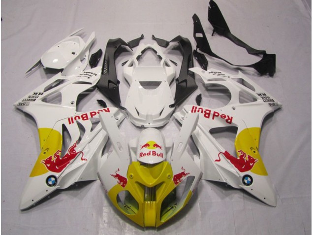 Yellow White RedBull 2009-2014 S1000RR Motorcycle Fairings