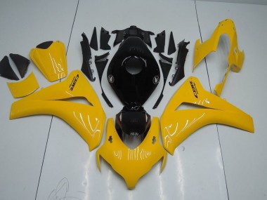 Yellow and Black 2008-2011 CBR1000RR Motorcycle Fairings